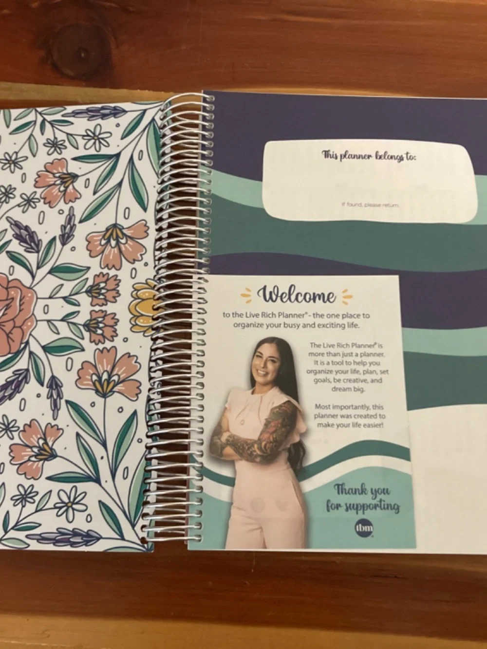 *LAST ONE*NEW The Budget Mom Live Rich Planner (Small) and Pink Folio
